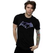 T-shirt Dc Comics Batman v Superman Battle Silhouette