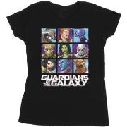 T-shirt Guardians Of The Galaxy Character Squares