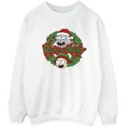 Sweat-shirt Rick And Morty Christmas Wreath