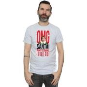 T-shirt Elf OMG Santa I Know Him