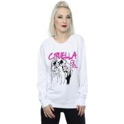 Sweat-shirt Disney Cruella De Vil Collared