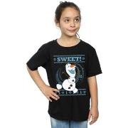 T-shirt enfant Disney Frozen Sweet Christmas