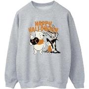 Sweat-shirt Disney Winnie The Pooh And Piglet Happy Halloween