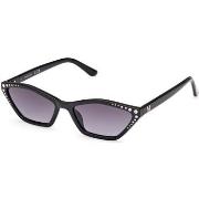 Lunettes de soleil Guess GM00002 Lunettes de soleil, Noir/Fumée, 56 mm