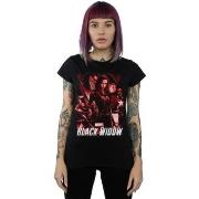 T-shirt Marvel Black Widow Movie Red Group