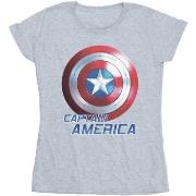 T-shirt Marvel The Falcon And The Winter Soldier Captain America Shiel...