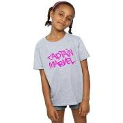 T-shirt enfant Marvel Captain Spray Text