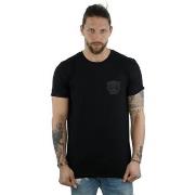 T-shirt Marvel Black Panther Black On Black Chest Print