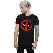 T-shirt Marvel Deadpool Split Splat Logo
