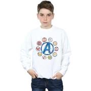 Sweat-shirt enfant Marvel Avengers Endgame Painted Icons