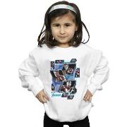 Sweat-shirt enfant Marvel Avengers Endgame Hero Panels