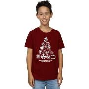 T-shirt enfant Marvel Avengers Endgame Pyramid Icons