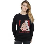 Sweat-shirt Disney Cruella De Vil Cropped Head