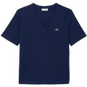 T-shirt Lacoste T shirt femme Ref 62397 166 Marine