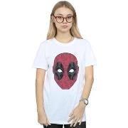 T-shirt Marvel Deadpool Head Of Roses