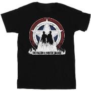 T-shirt Marvel The Falcon And The Winter Soldier Star Silhouettes