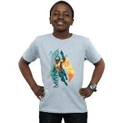 T-shirt enfant Dc Comics Aquaman Tropical Icon