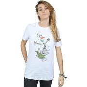 T-shirt Disney Frozen Olaf And Troll