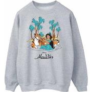 Sweat-shirt Disney Aladdin Jasmine Abu Rajah Beach