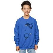 Sweat-shirt enfant Disney Aladdin Movie Genie Blue Face