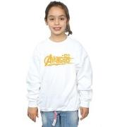 Sweat-shirt enfant Marvel Avengers Infinity War Orange Logo