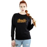 Sweat-shirt Marvel Avengers Infinity War Orange Logo