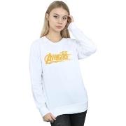 Sweat-shirt Marvel Avengers Infinity War Orange Logo