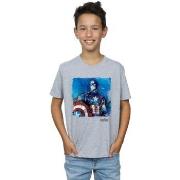 T-shirt enfant Marvel Captain America Art