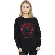 Sweat-shirt Marvel Black Widow Movie Computer Globe