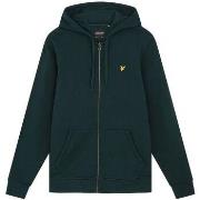 Sweat-shirt Lyle &amp; Scott ML420 ZIP THTOUGHT-W486 DARK GREEN