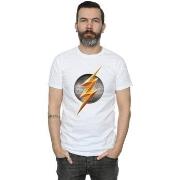 T-shirt Dc Comics Justice League Movie Flash Emblem