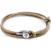 Bracelets Anchor &amp; Crew Bracelet Dundee Argent Et Corde