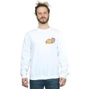 Sweat-shirt Disney Winnie The Pooh Backside Breast Print