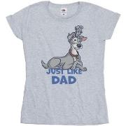 T-shirt Disney Lady And The Tramp Just Like Dad