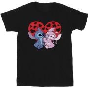 T-shirt enfant Disney Lilo Stitch Hearts