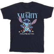 T-shirt enfant Disney Lilo Stitch Naughty Nice