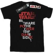 T-shirt enfant Disney The Last Jedi Power Of The Dark Side