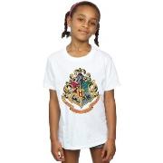 T-shirt enfant Harry Potter Hogwarts Crest Gold Ink