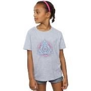 T-shirt enfant Harry Potter Neon Deathly Hallows