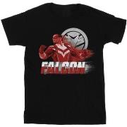 T-shirt Marvel The Falcon And The Winter Soldier Falcon Red Fury