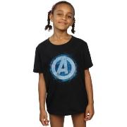 T-shirt enfant Marvel Avengers Glowing Logo