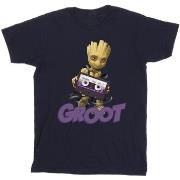 T-shirt Guardians Of The Galaxy Groot Casette