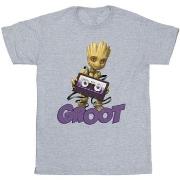 T-shirt Guardians Of The Galaxy Groot Casette