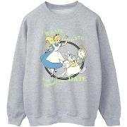 Sweat-shirt Disney Alice In Wonderland I'm Late