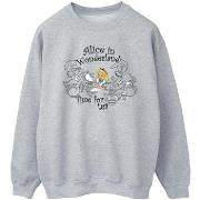 Sweat-shirt Disney Alice In Wonderland Time For Tea