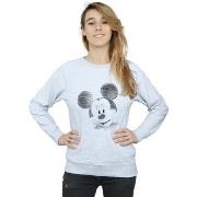 Sweat-shirt Disney Mickey Mouse Text Face