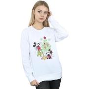 Sweat-shirt Disney Mickey And Minnie Christmas Tree
