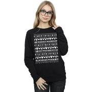 Sweat-shirt Disney Mickey And Minnie Christmas Fair Isle