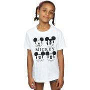 T-shirt enfant Disney Mickey Mouse Four Heads