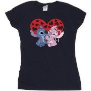 T-shirt Disney Lilo Stitch Hearts